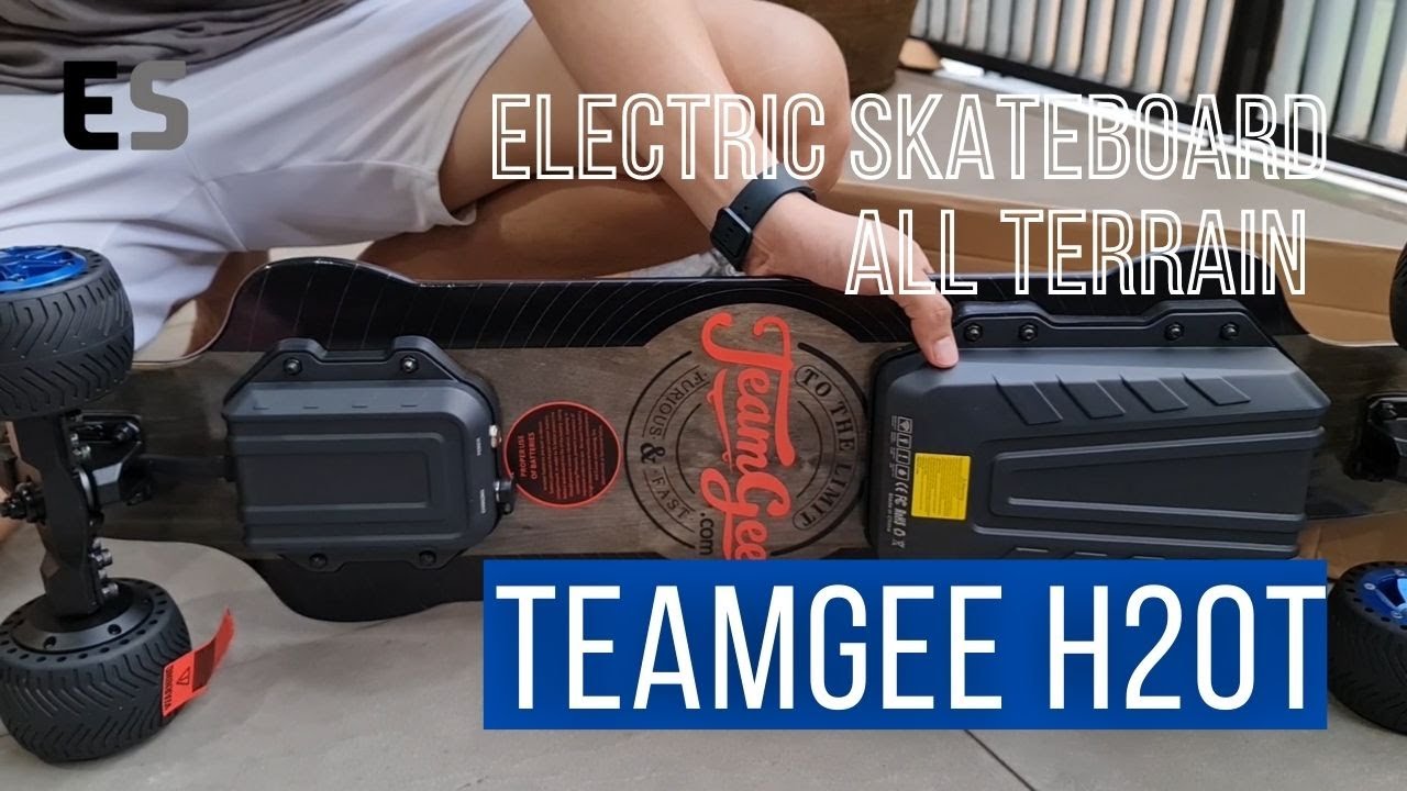 Quick Review Teamgee H20T Electric Skateboard All Terrain Ban Karet Range Sampai 35km