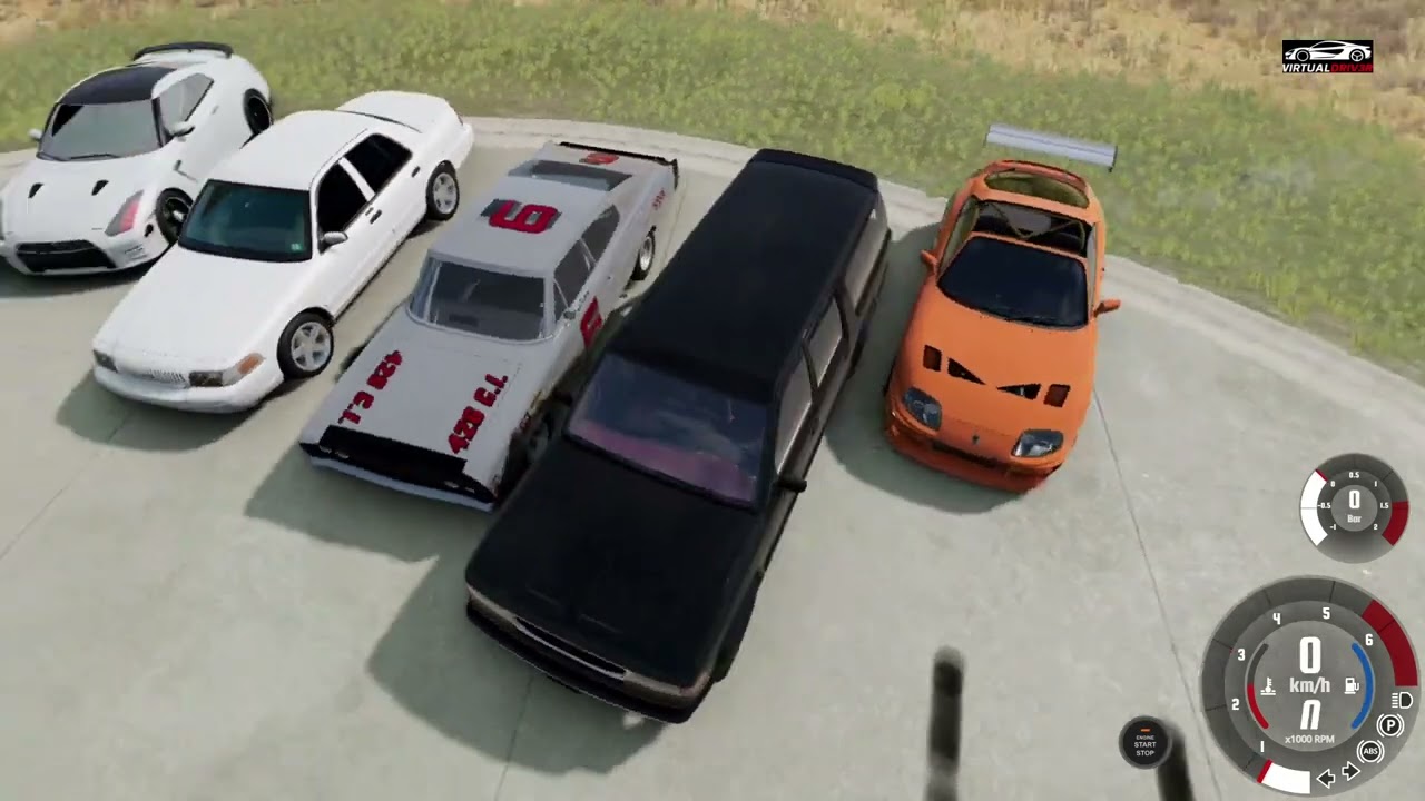 Only Nissan GTR & Silvia Can Cross the River! 🌊🚗 | BeamNG.drive