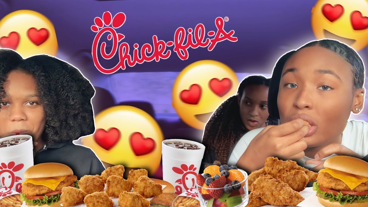 CHICK-FIL-A MUKBANG WITH TEAMMATES... WE FOUGHT | RELATIONSHIPS, ALIENS, FEARS, FOOD