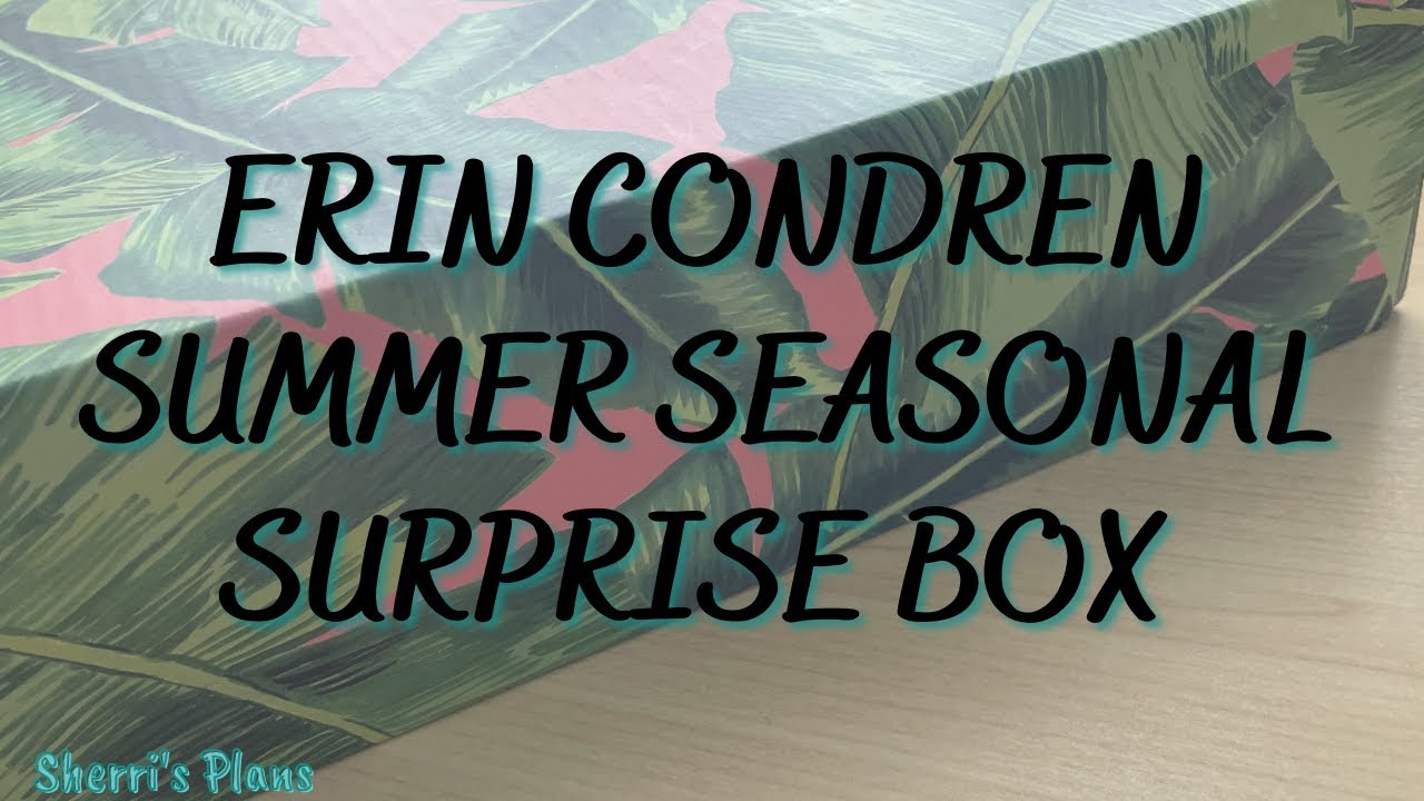 SPOILER ALERT!! SUMMER SEASONAL SURPRISE BOX | ERIN CONDREN #ecsurprisebox