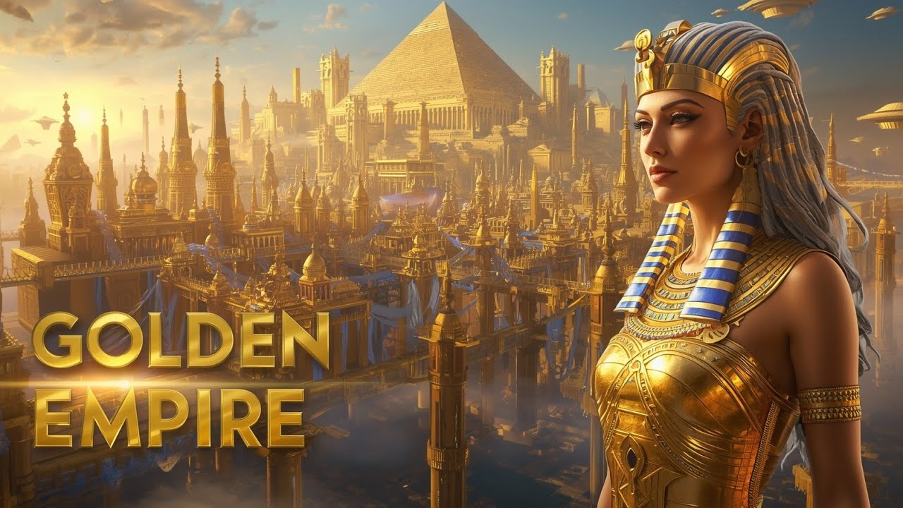 The Golden Empire – A Futuristic Egyptian Civilization Reborn @AuraDreams-Fantacy 