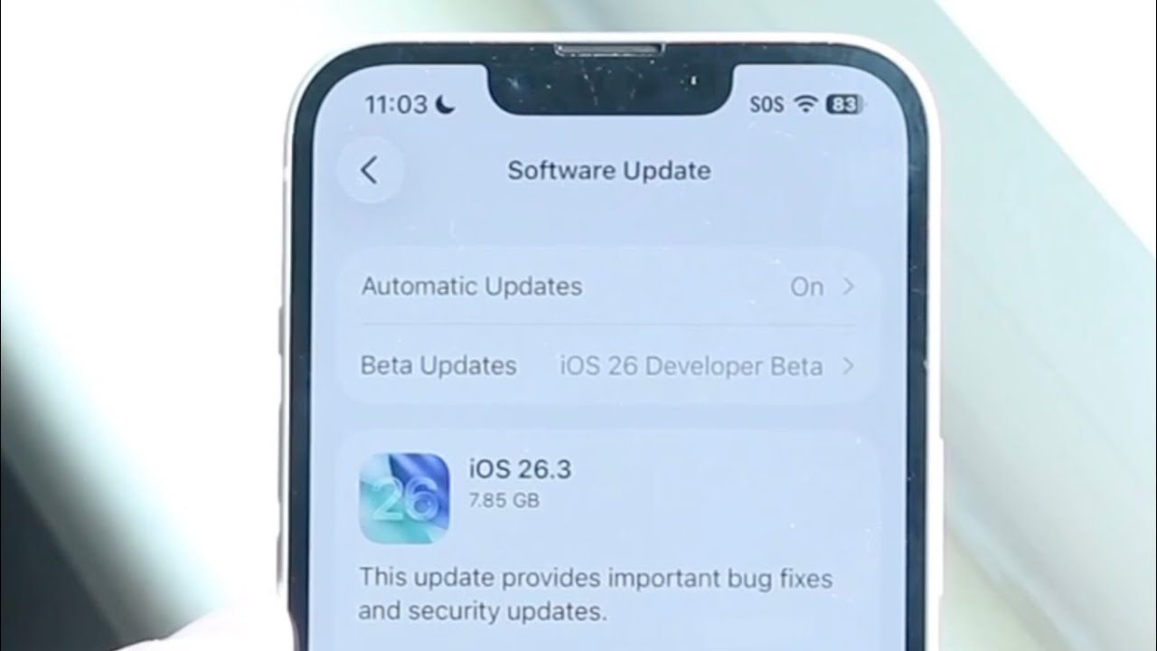 iPhone 13 на iOS 26.3.1 работает нормально.