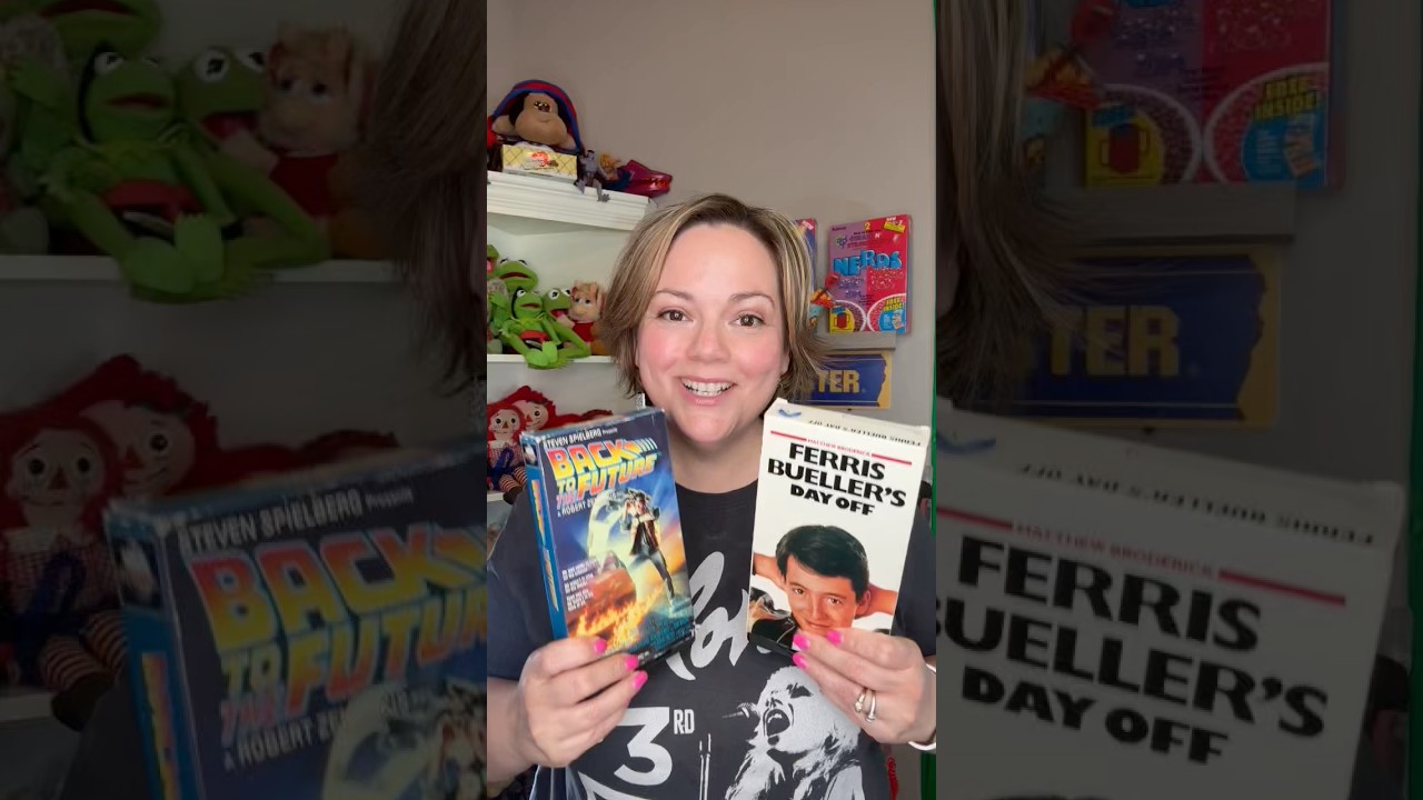 Co to jest kaseta VHS? Pokażę ci też m&oacute;j telewizor. #vhstape #nostalgialat 80.