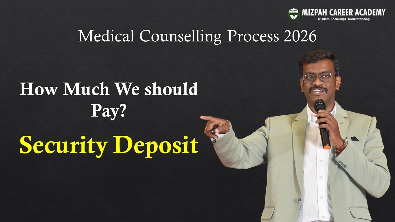 Security Deposit in Tamil Nadu Medical Counselling and All India Quota Counselling - Explained