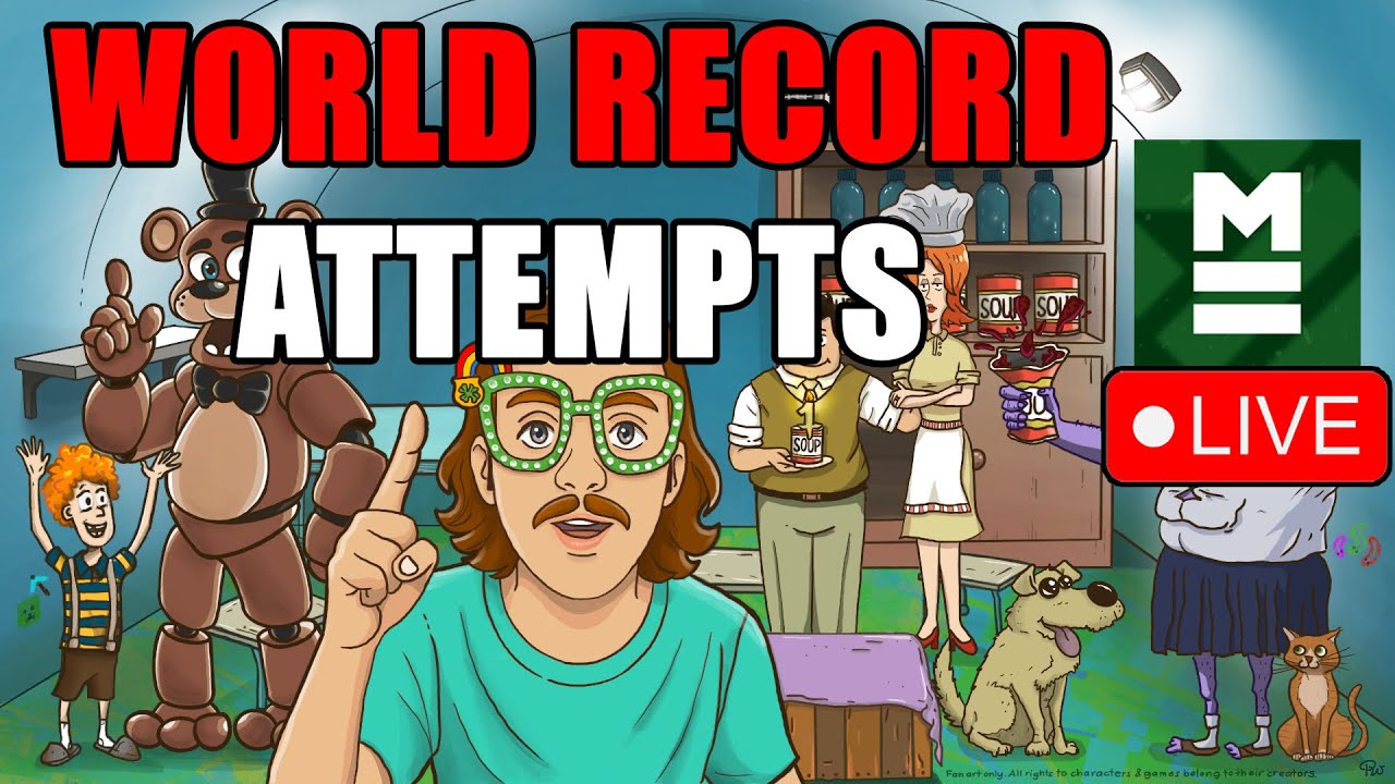 🔴 60 SECONDS WORLD RECORD ATTEMPTS + HELLMART