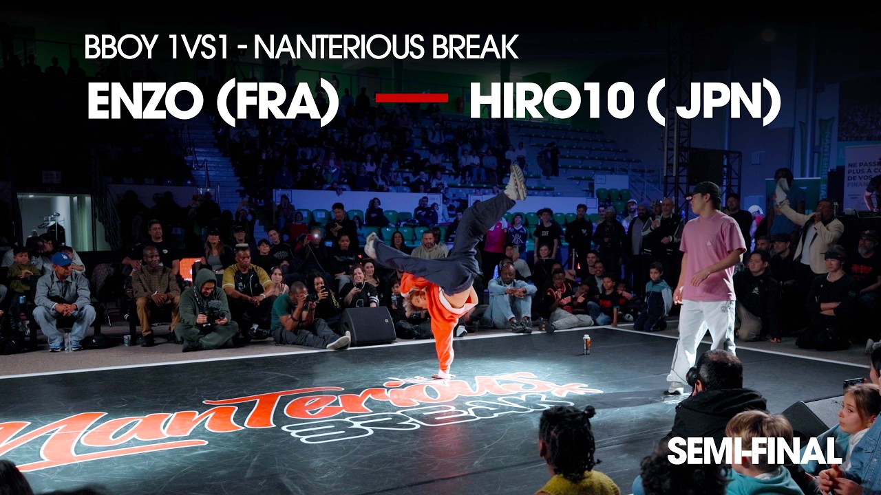 ENZO (Франция) против HIRO10 (Япония) [Bboy top4] // Stance x Nanterious Break