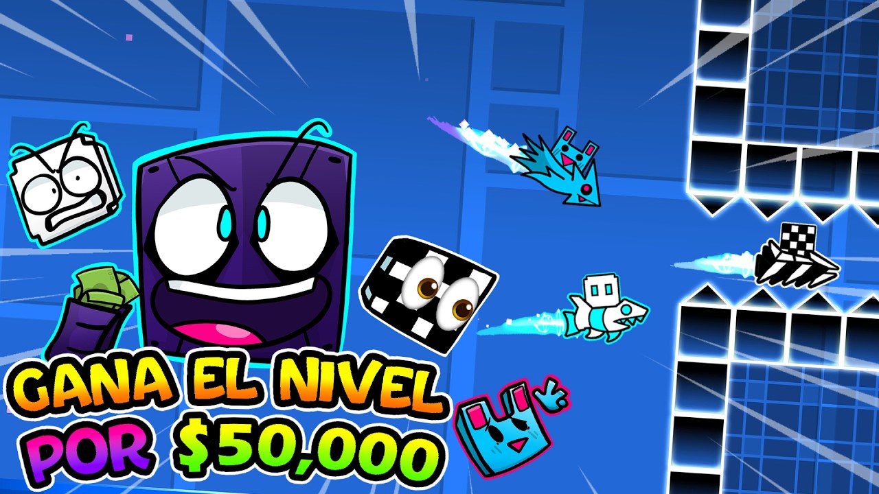 !!!COMPLETA ESTE NIVEL DE GEOMETRY DASH Y GANA $50,000!!! | Geometry Dash 2.2