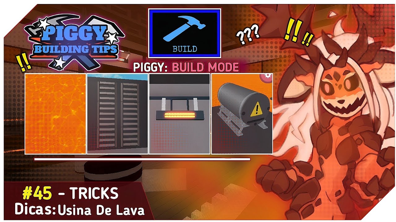 Pɪɢɢʏ: Bᴜɪʟᴅɪɴɢ Tɪᴘs|•EP-45| Dɪᴄᴀs: Usina de lava🏭★ |Dɪᴄᴀs ᴅᴇ ᴄᴏɴsᴛʀᴜᴄ̧ᴀ̃ᴏ [ BUILD MODE ]