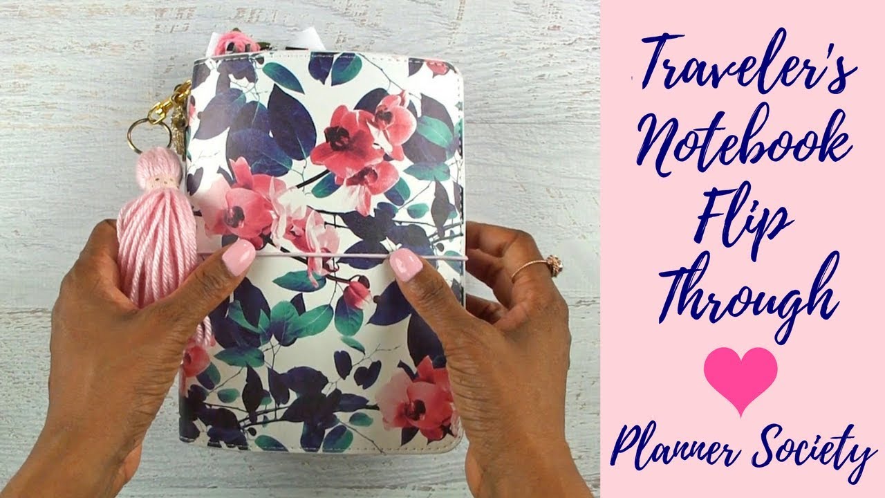 B6 Traveler’s Notebook Setup Flip Through | TN Walk Through | Planner Society