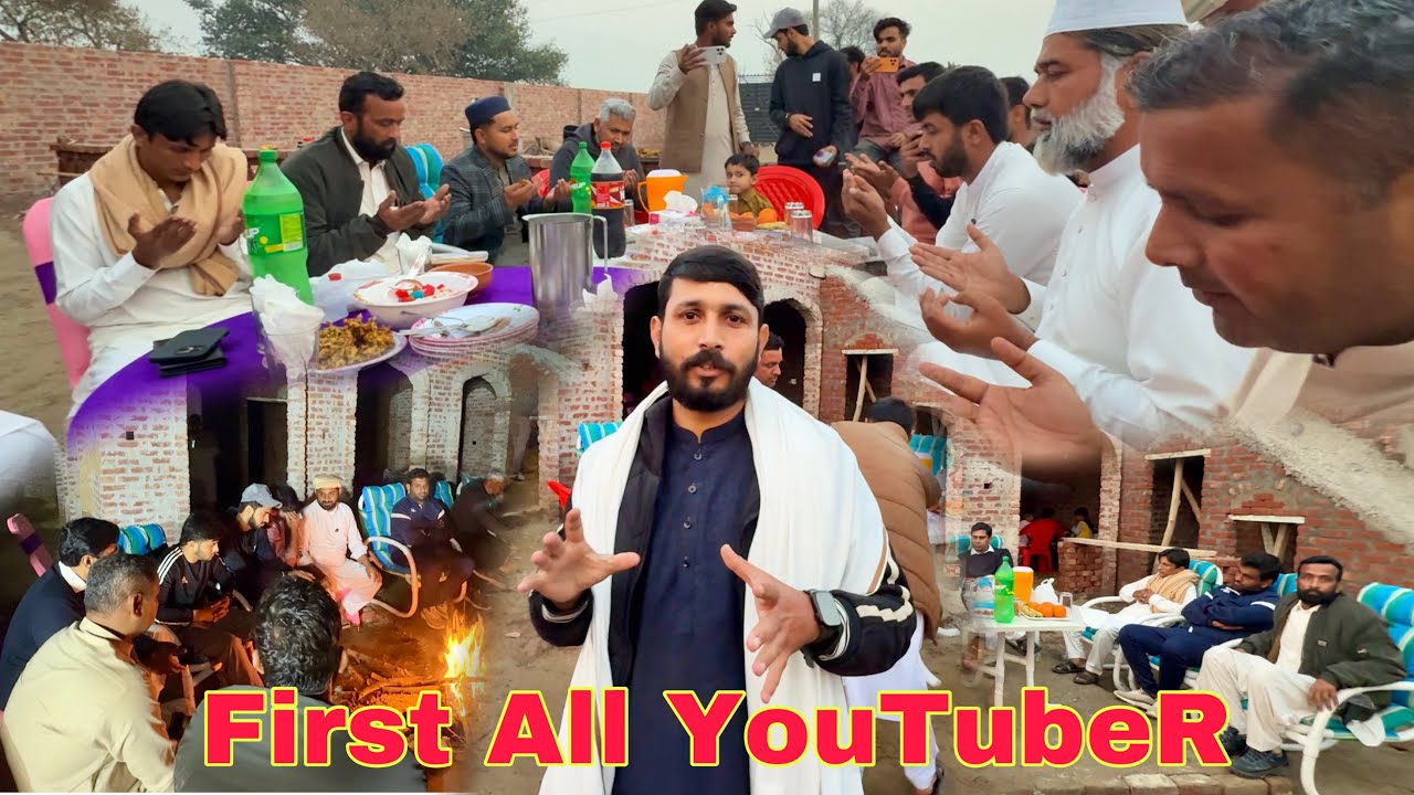 First Youtuber + iftar Party + All Youtuber + friends Gupshup | Mr Asad