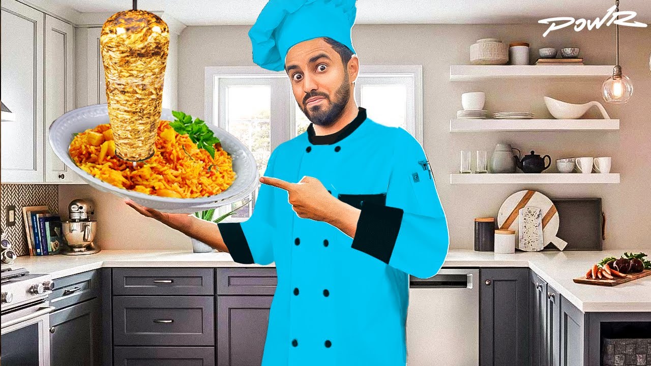 طبخت كبسة الشاورما اول مره لأعضاء باور👨🏽‍🍳🏡