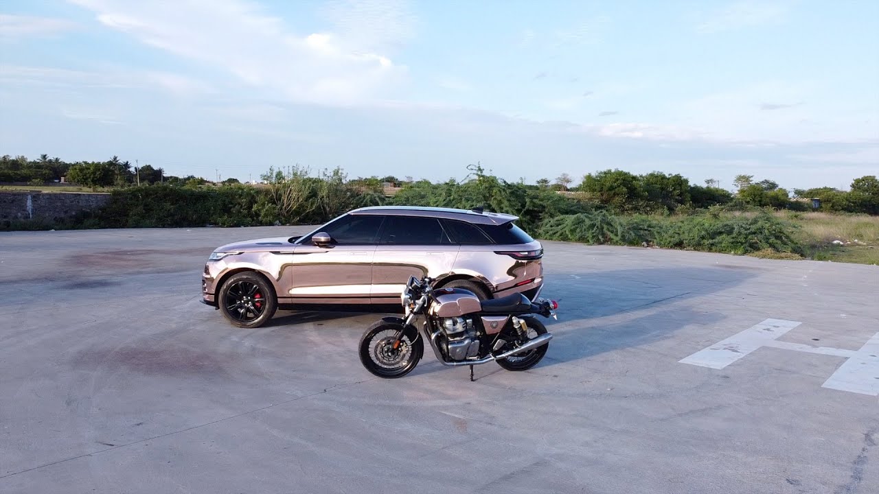 I Just CANT Help Myself | Chrome Rose Gold Wrap | Range Rover Vellar | Car Wrap Chennai | Cinematic