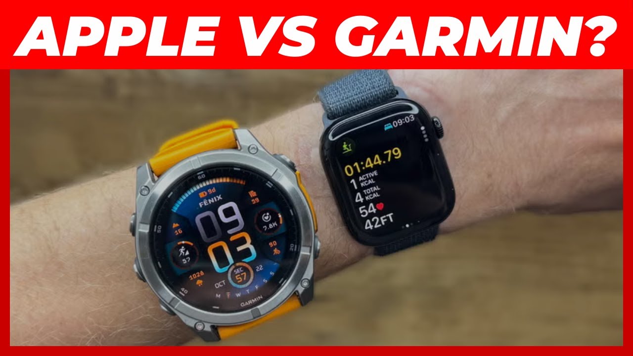 Qual &eacute; MELHOR Para Corrida? [Apple Watch vs Garmin 2025]