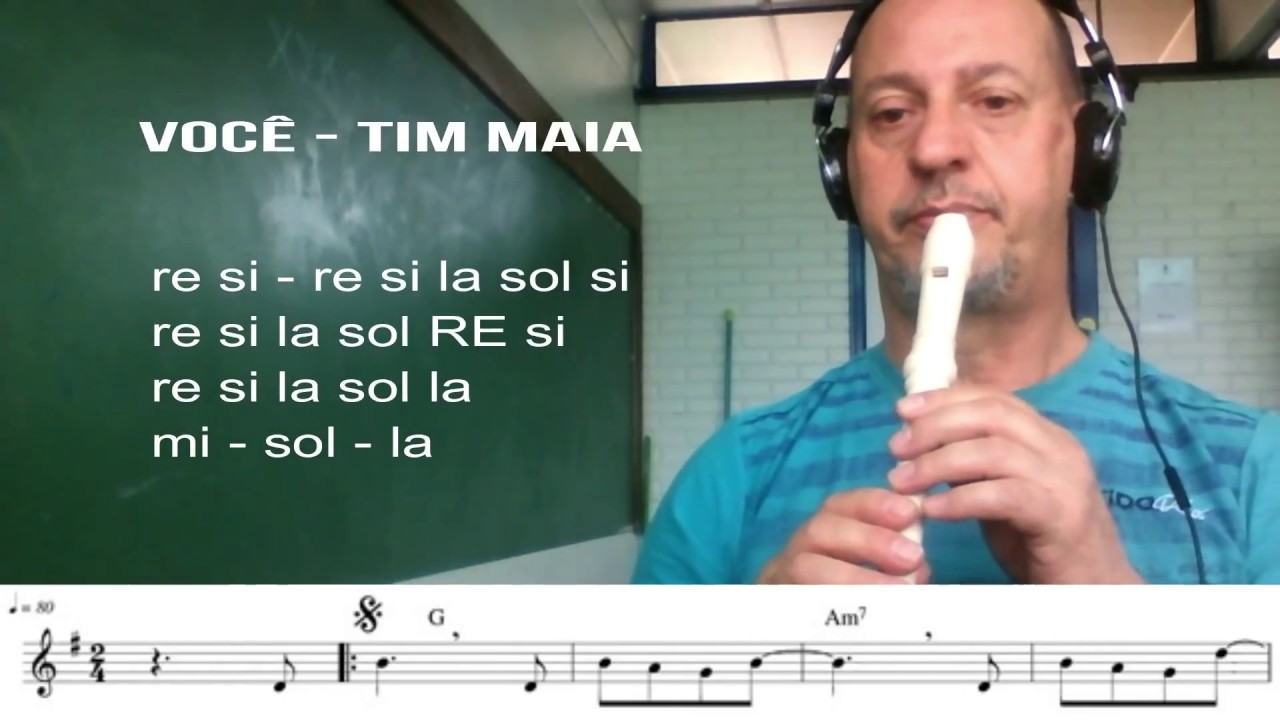 Flauta doce 1 - Você (Tim Maia) por Xyko Mestre #flauta #música