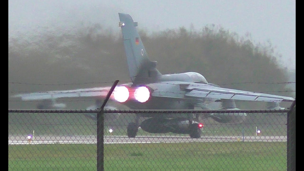 Tornado Full Afterburner Take Offs from Leeuwarden Air Base