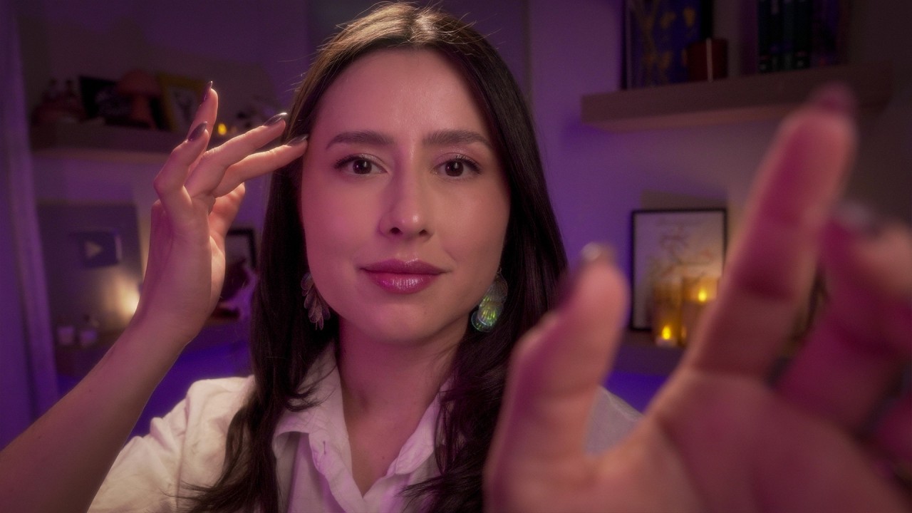 ASMR Your Quiet Space for Sleep & Relax 💤 Hand movements, hand sounds, water globes, face brushing