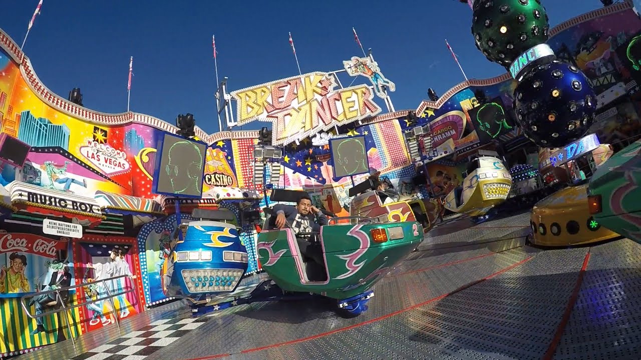 Break Dancer - Schramm (Onride) Video von der Oktoberkerwe in Kaiserslautern 2023