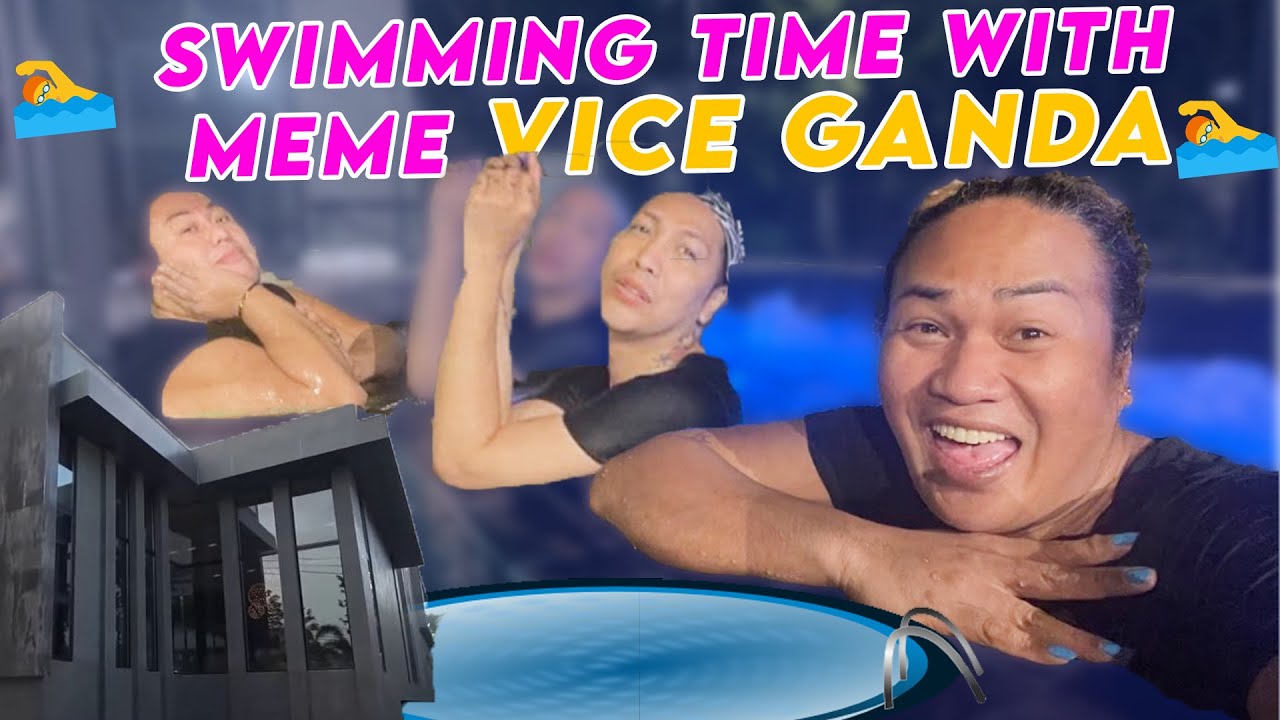 Swimming time with MEME VICE GANDA | PETITE TV