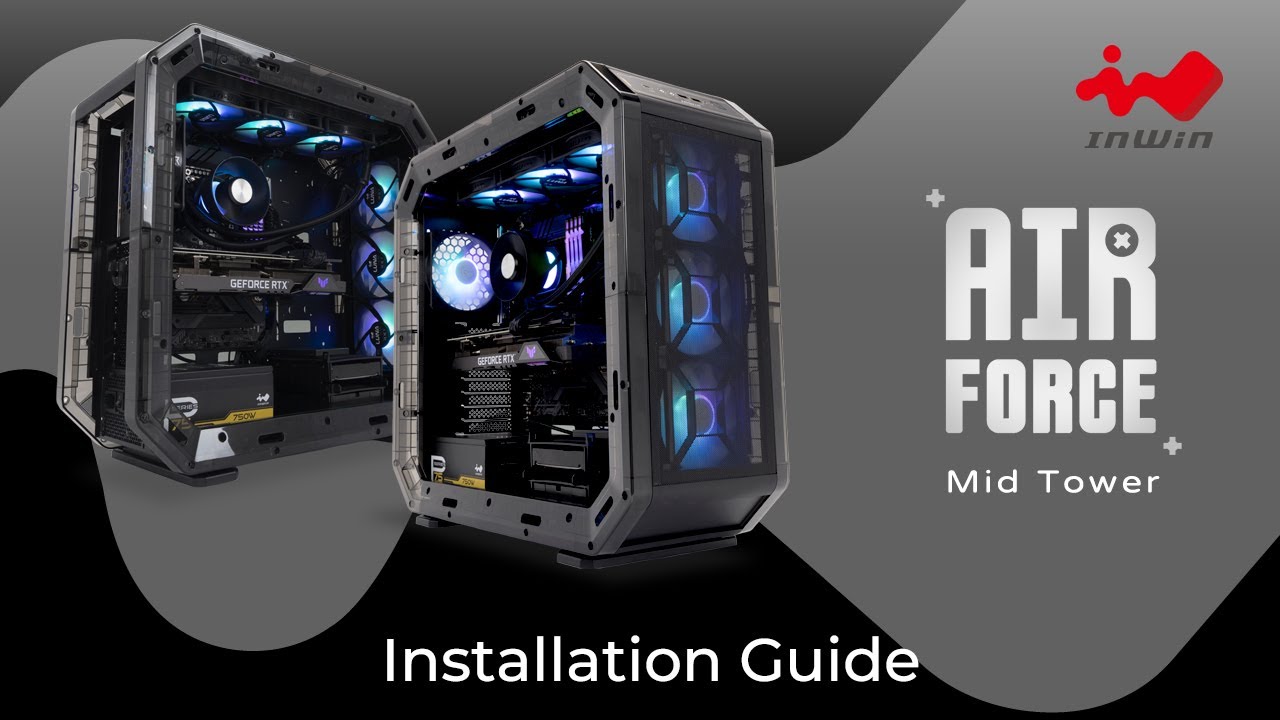 How to install the InWin AIRFORCE | Gaming Chassis | InWin
