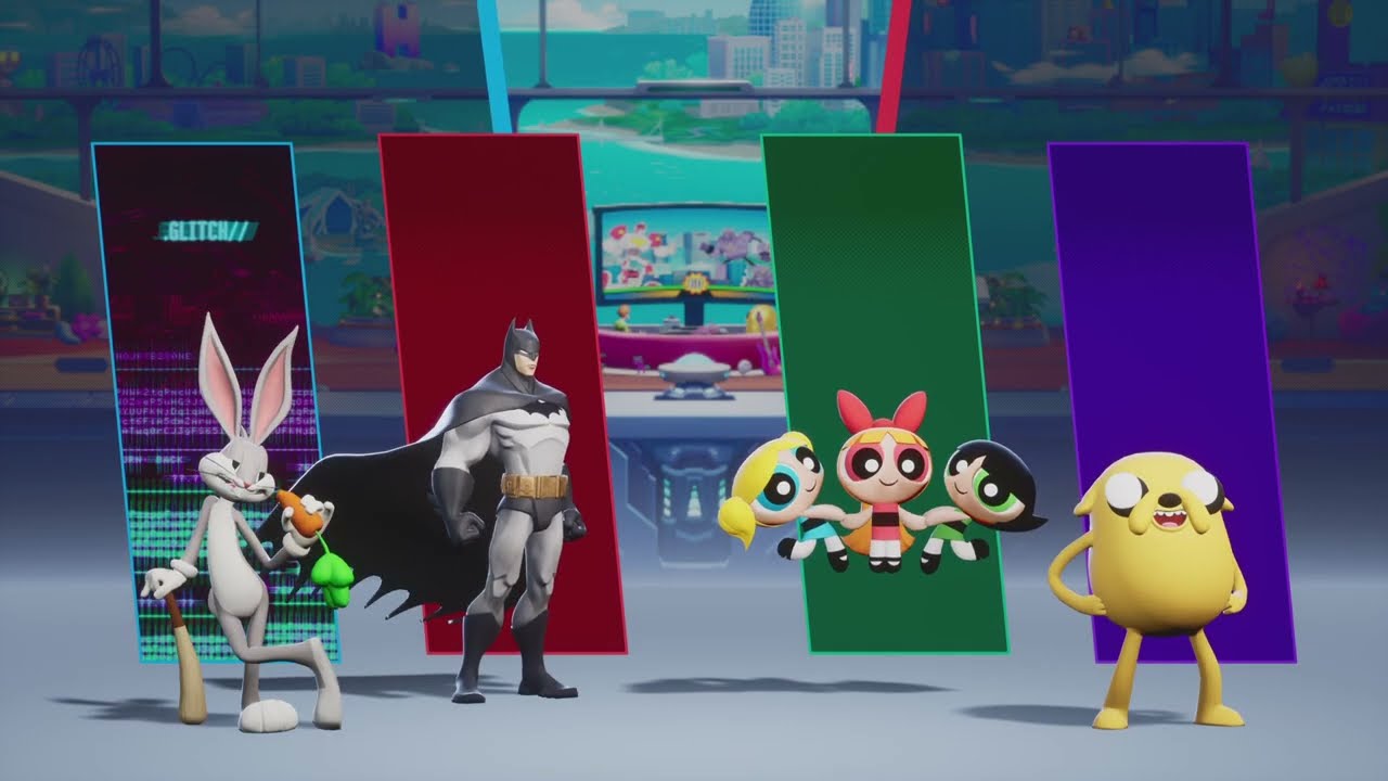 MultiVersus: Bugs Bunny vs Batman vs The Powerpuff Girls vs Jake (Request)