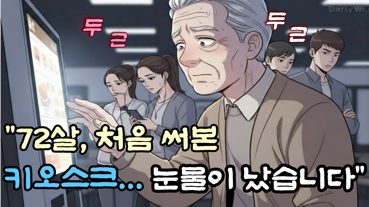 키오스크 앞에서 울먹이던 나에게 다가온 청년