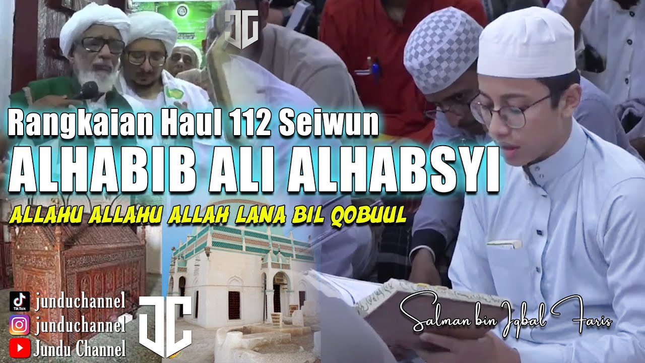Rangkaian Haul 112 Di Makam Imam Ali Alhabsyi (Shohibul Simtuddurror) | Ada Salman Faris Lagi Baca