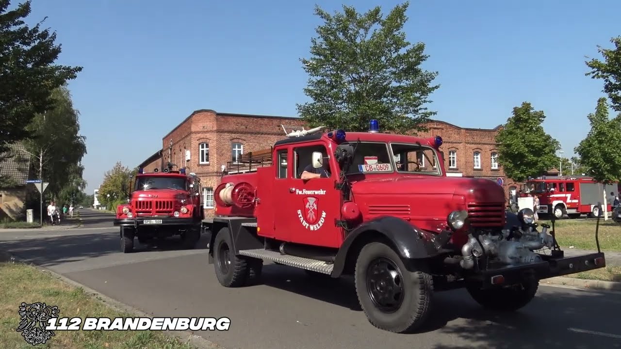 Festumzug 130 Jahre Freiwillige Feuerwehr Welzow
