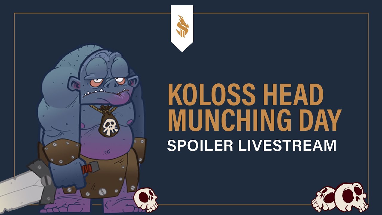 (Re-upload) Spoiler Livestream With Brandon | Koloss Head Munching Day