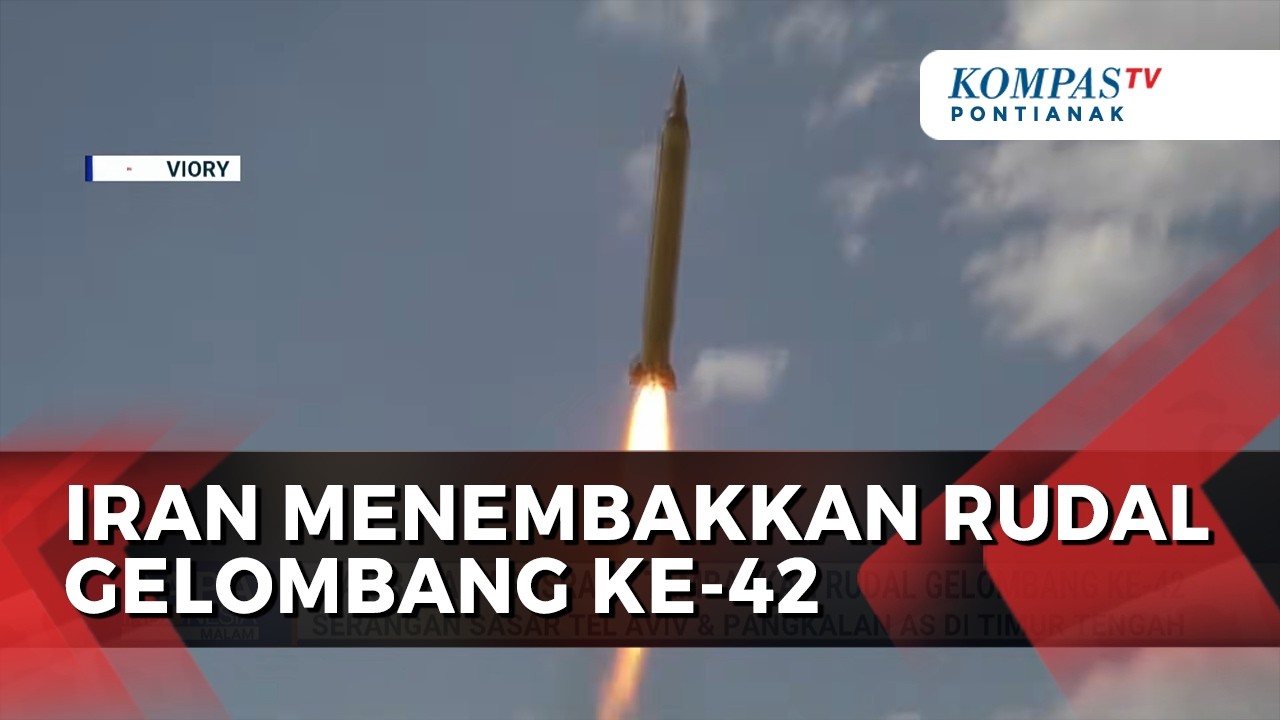 Membalas Serangan! Iran Tembakkan Rudal Gelombang ke-42