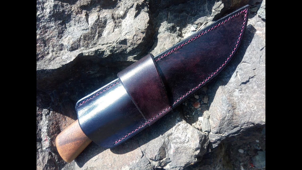 intretinerea unui cutit de vanatoare si o teaca noua