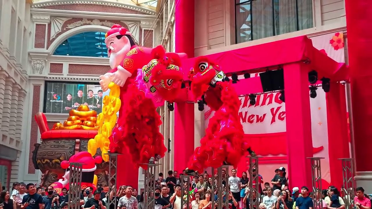 Lion Dance — thunder, strength, and luck in motion. 🦁🔥