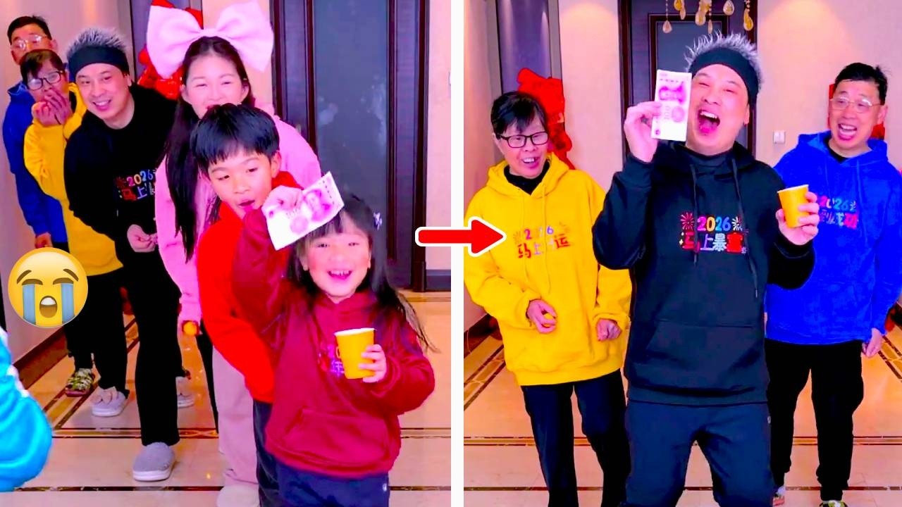 Family Games | Pinball Challenge for Red Envelopes! Who gets the most? #funny #partygame #challenge