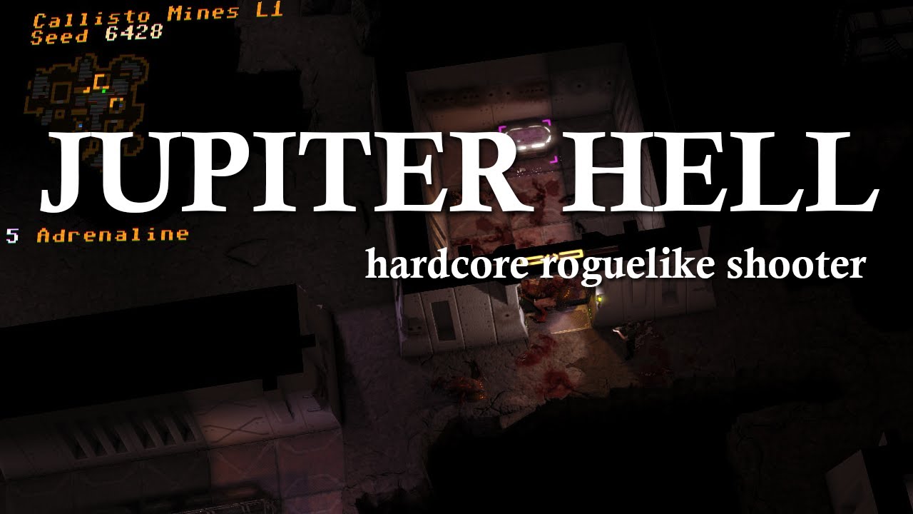 Jupiter Hell Gameplay (Hardcore Roguelike Shooter)