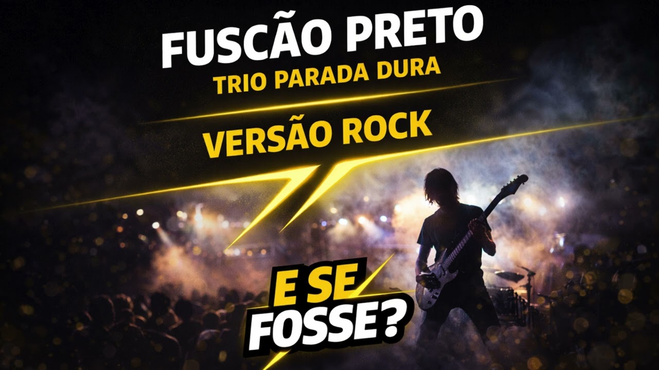 E se fosse FUSCÃO PRETO na versão ROCK?