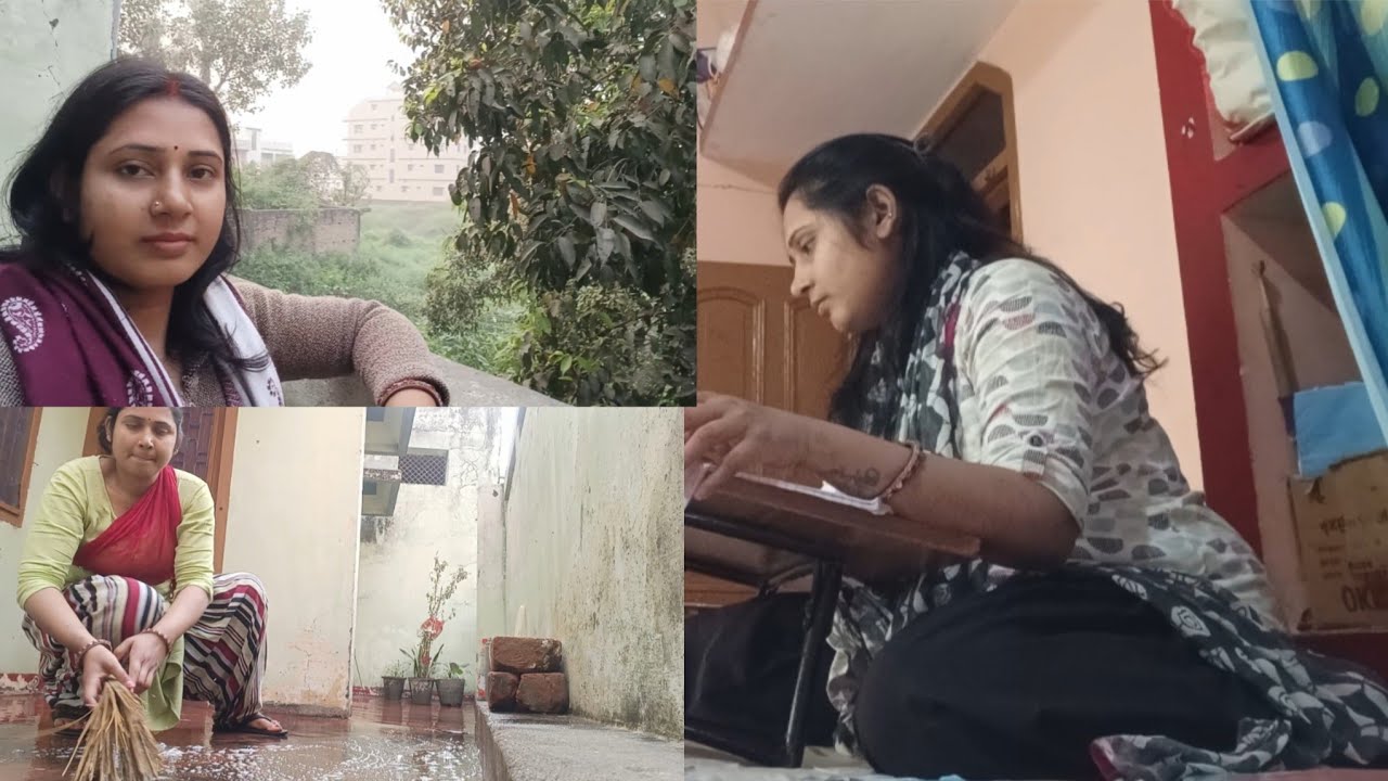 Aaj puja room ki acche se deep cleaning ki#बीएससी 4.0 का तैयारी#daily blog#housewife