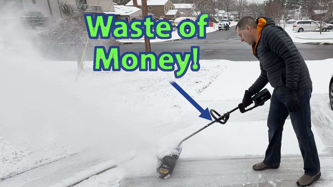 Kobalt /Greenworks Pro 80V Snow Shovel