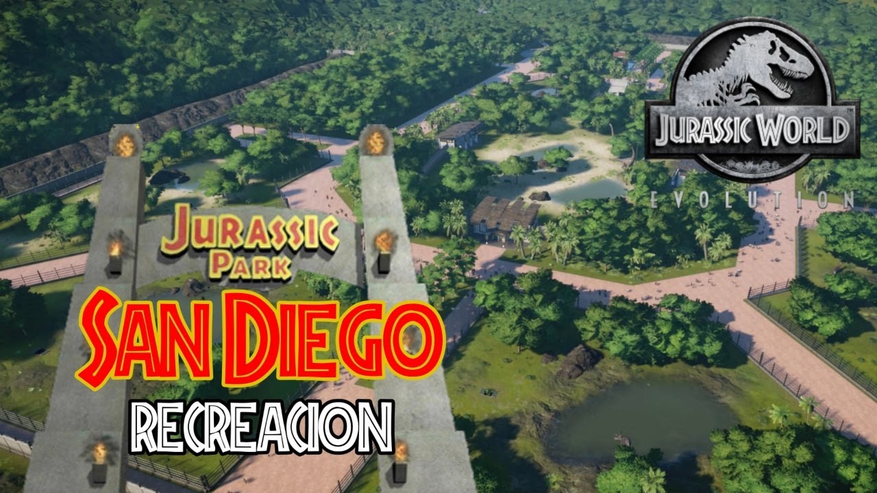 Jurassic Park: San Diego (Recreación) - Jurassic World Evolution.
