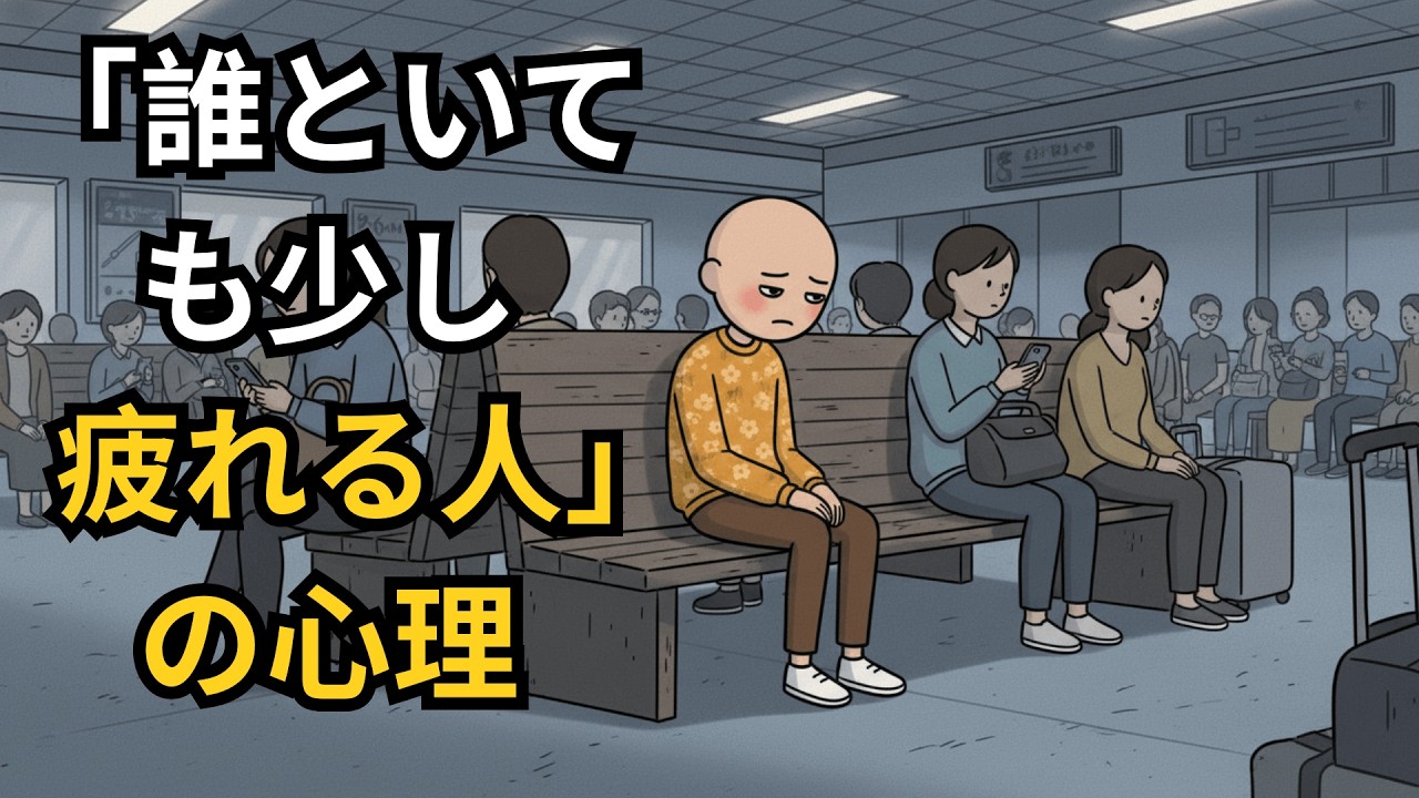 誰といても少し疲れる人」に共通する心理的特徴とは