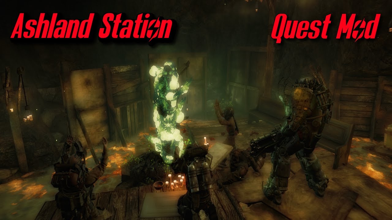 Ashland Station - Quest-Dungeon-Settlement | Fallout 4 Modded | Full Walkthrough