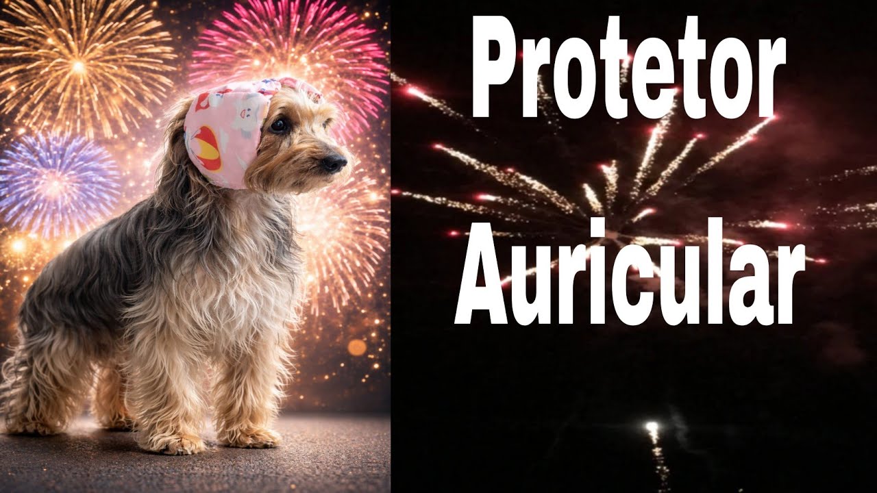 Protetor Auricular para pets/ chega de sofrimento com fogos.