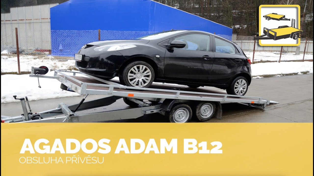 AGADOS ADAM B12 obsluha přívěsu