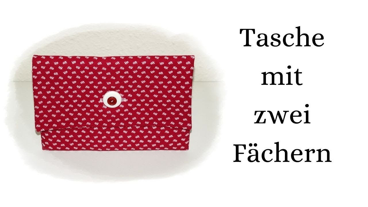 2 F&auml;cher Tasche n&auml;hen  mit nur 4 N&auml;hten n&auml;hen f&uuml;r Anf&auml;nger