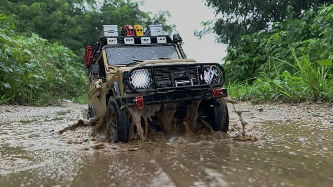 1/10 Scale RC car : Defender 90(Xtra-speed/RC4WD YOTA2 Axles) Off-road Driving #20.