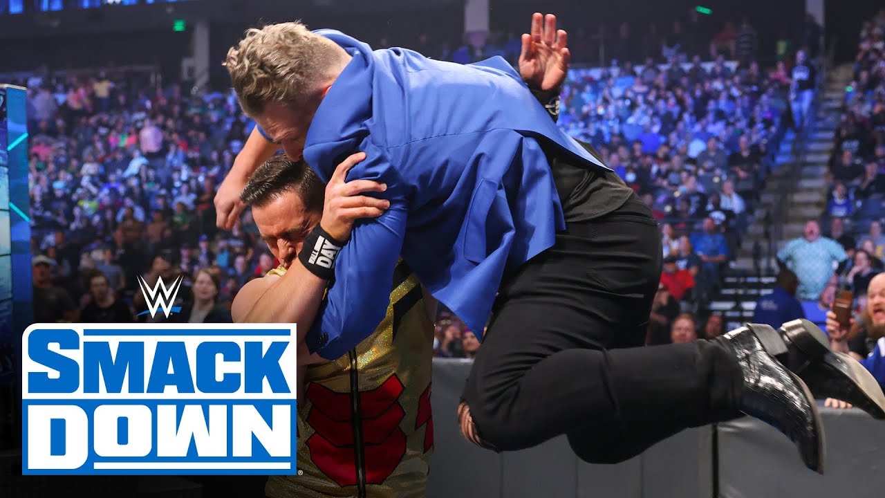 Пэт Макафи подрался с Остином Тиори во время трансляции SmackDown: SmackDown, 11 марта 2022 г.