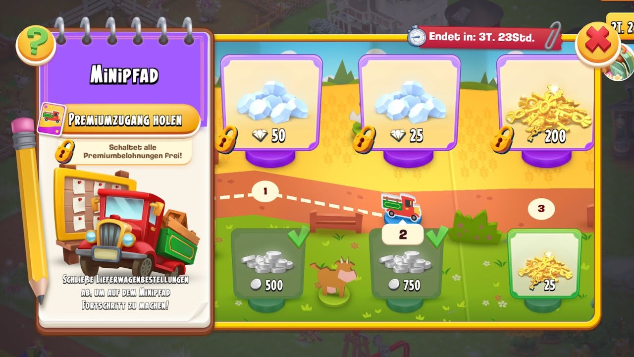Hay Day - NEUEN Minipfad GRINDEN!! 🚛😍 Level 51 Gameplay