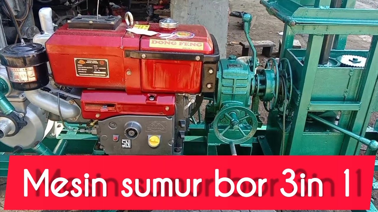 mesin sumur bor praktis dan simpel.3in1
