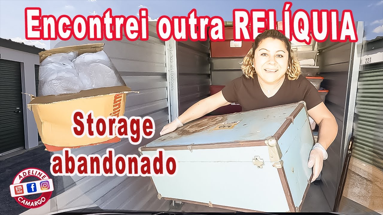 Encontrei outra relíquia Storage abandonado - Adeline Camargo