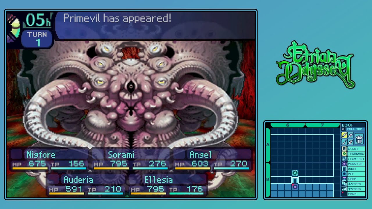 [Etrian Odyssey] True Final Boss: Primevil ★ End Game ║FINALE #187║