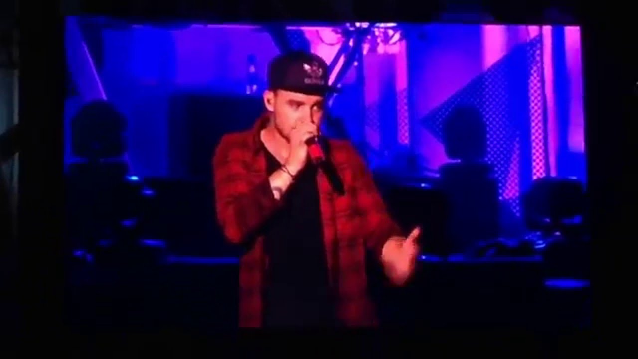 Liam singing Zayn's parts for One Direction's On the Road Again Tour