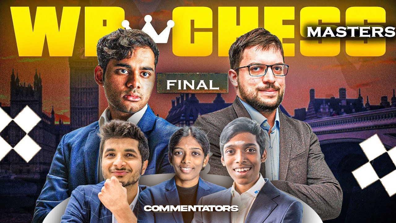 WR Chess Masters 2024 | Finals Game 2 | Arjun Erigaisi vs MVL | Commentary by Vidit, Pragg, Vaishali